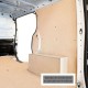 Transporter T-6 L1 Corta, paneles interiores de protección para furgoneta.