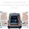 Crafter 2017 L5 Larga con voladizo, paneles interiores de protección para furgoneta.