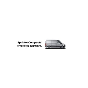 Equipamiento Sprinter Compacta, muebles, estanterías, suelos y bancos