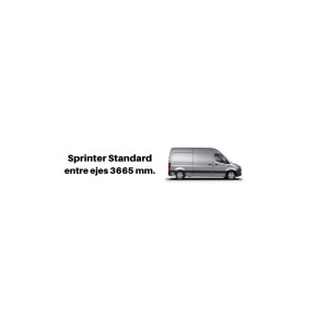 Equipamiento Sprinter Estándar, muebles, estanterías, suelos y bancos