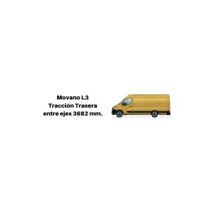 Equipamiento Movano L3 TT, muebles, estanterías, suelos y bancos